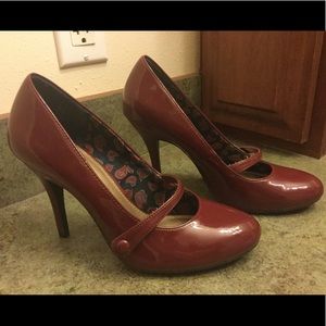 NEW American Eagle Burgundy Stiletto Mary Jane 8